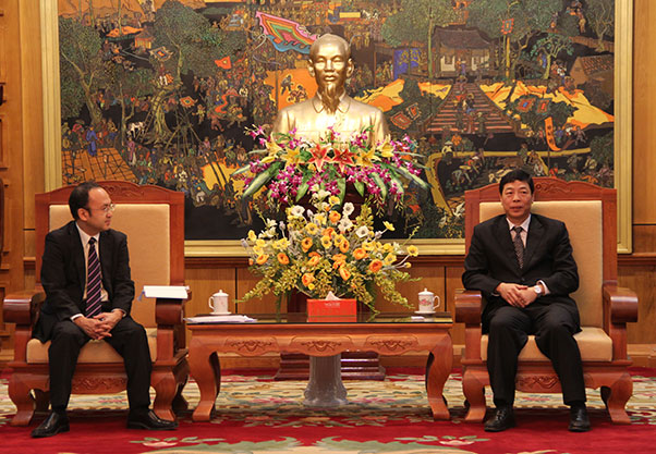 Provincial Party Secretary, Chairman of the Provincial People's Committee received Japanese...
