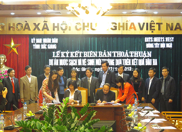 The People's Committee of Bac Giang Province signed memorandum of understanding with the East...