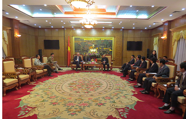 Leaders of the People’s Committee of Bac Giang Province welcomed Ambassador, Head of the European...