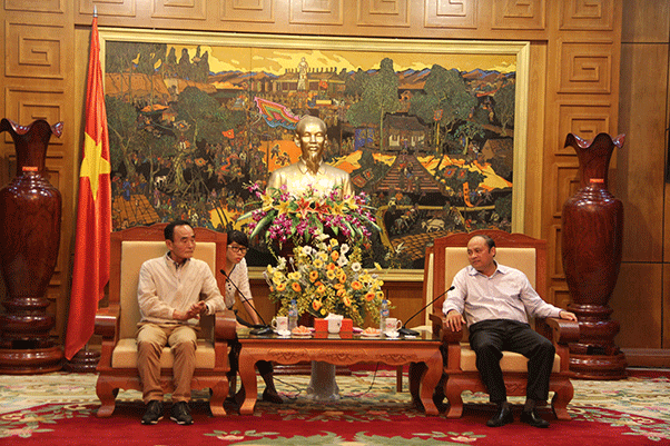 Bac Giang PPC’s Chairman Nguyen Van Linh met with the working delegation of Daejin Group, Korea