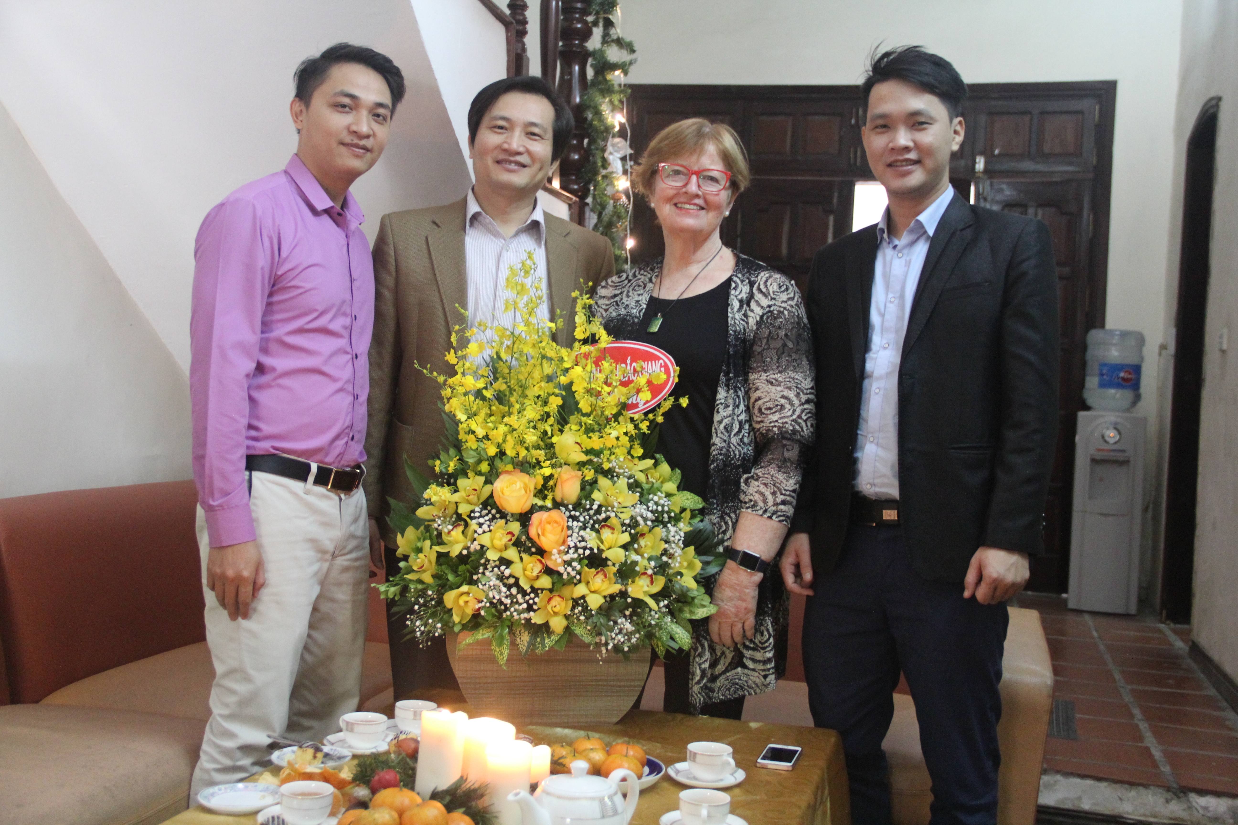 Department of Foreign Affairs of Bac Giang visited foreign NGOs for New Year 's greetings